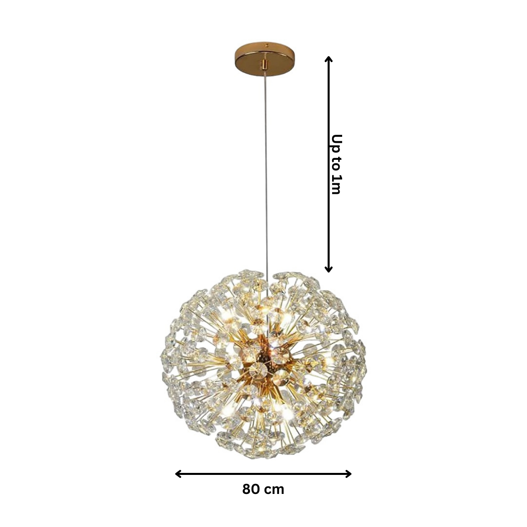 Luxware Supernova Gold Crystal Chandelier 80 cm