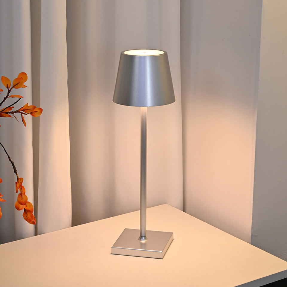 Luxware Silver Table Lamp 11x38 cm -  luxware-uk.myshopify.com