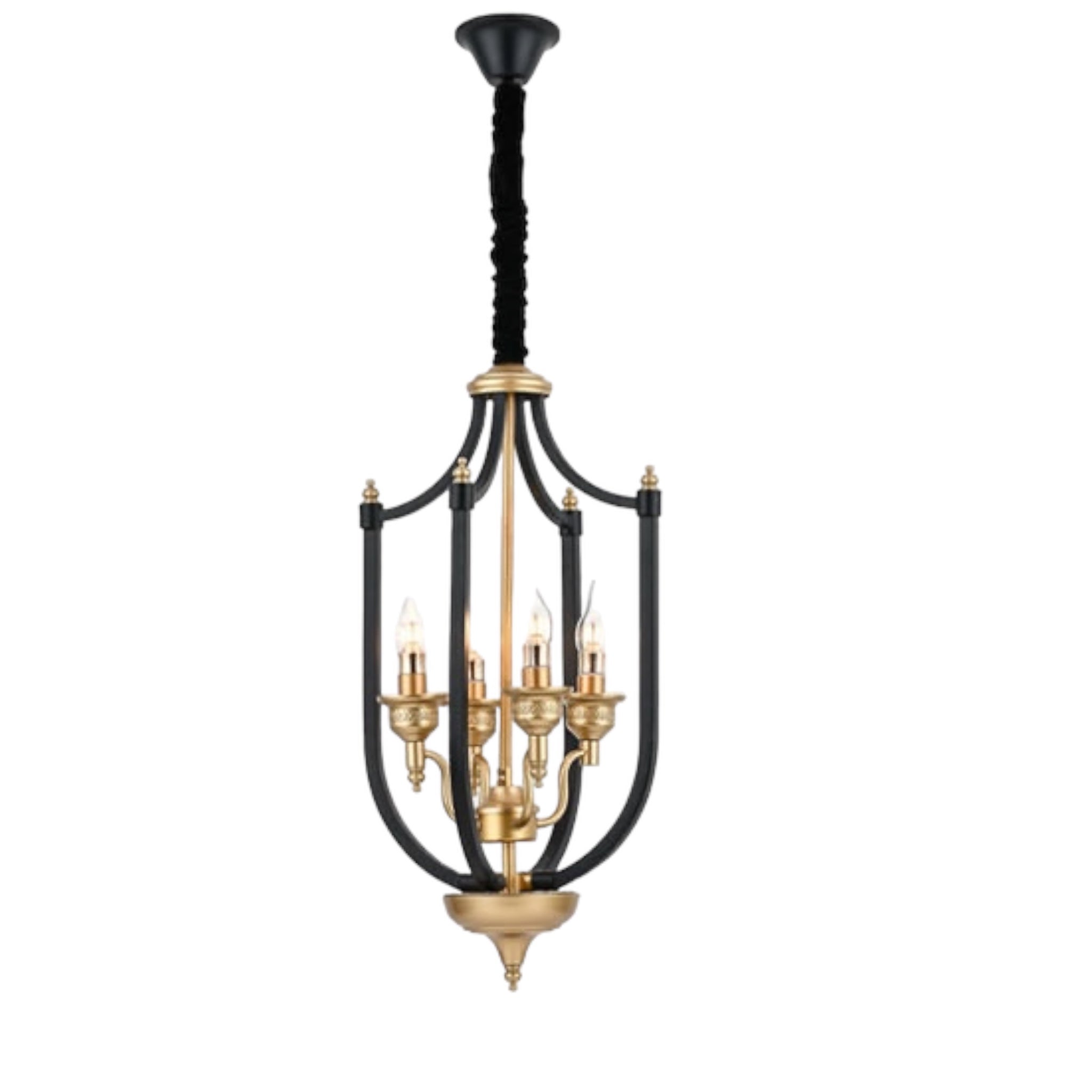 Luxware Skylark Black Chandelier 42 x 83 cm